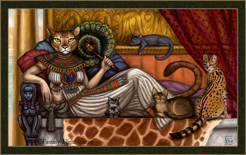 Древнеегипетская богиня-кошка Бастет(Баст) .